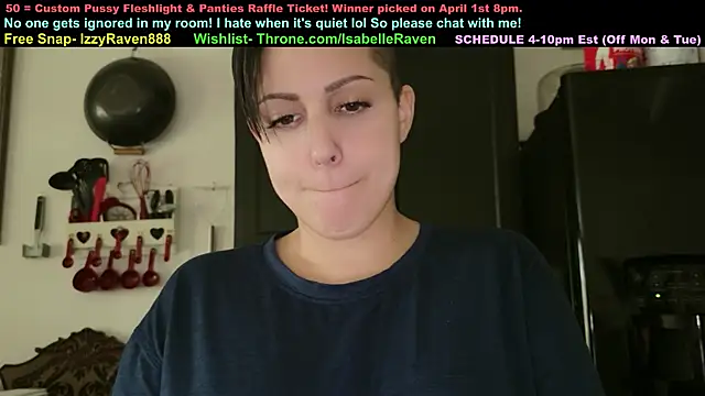 Snapshot of IsabelleRaven chatting on March 2026 06:07:02 PM IsabelleRaven online show from March 2026 06:07:02 PM
