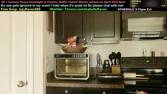 Snapshot of IsabelleRaven chatting on April 2026 09:27:01 PM IsabelleRaven online show from April 2026 09:27:01 PM