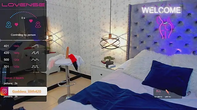 Goddess  Lilith online show from December 2024 09:46:01 AM