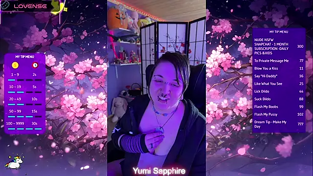 Snapshot of yumi_sapphire chatting on April 2026 08:44:02 PM yumi sapphire online show from April 2026 08:44:02 PM
