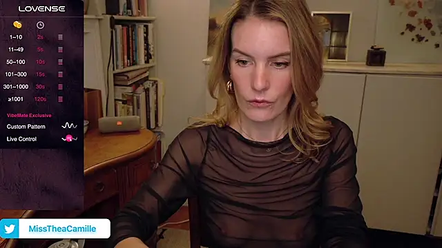 Snapshot of MissTheaCamille chatting on January 2025 12:04:01 AM MissTheaCamille online show from January 2025 12:04:01 AM