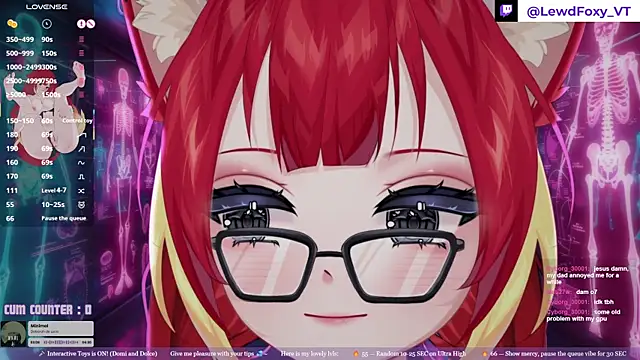 Snapshot of LewdKira_VT chatting on April 2026 05:07:01 PM LewdKira VT online show from April 2026 05:07:01 PM
