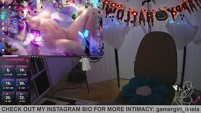 Snapshot of Gamergirl-Linela chatting on October 2025 08:35:01 AM Gamergirl-Linela online show from October 2025 08:35:01 AM