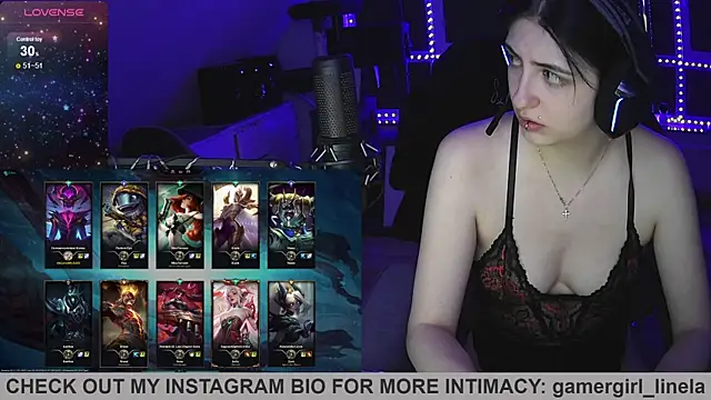 Gamergirl-Linela online show from July 2026 12:57:02 AM