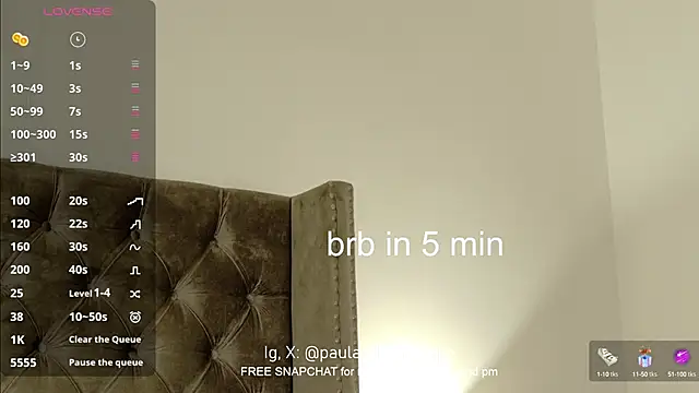 Snapshot of PauLaaCam chatting on September 2025 02:57:01 AM PauLaaCam online show from September 2025 02:57:01 AM