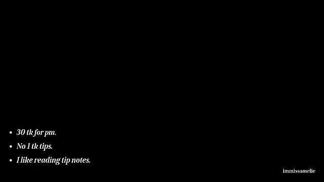 ImMissAmelie online show from October 2025 11:53:01 PM