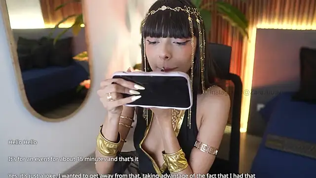 ZaraLuuv online show from October 2025 04:22:01 PM