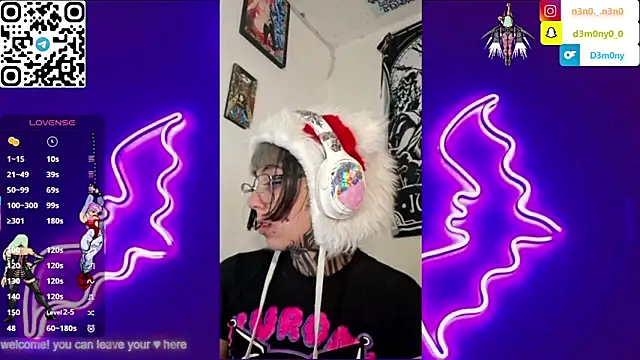 Snapshot of d3m0ny0_0 chatting on April 2026 07:58:02 PM d3m0ny0 0 online show from April 2026 07:58:02 PM