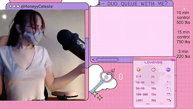 Snapshot of HoneyyCeleste chatting on April 2026 08:18:01 PM HoneyyCeleste online show from April 2026 08:18:01 PM
