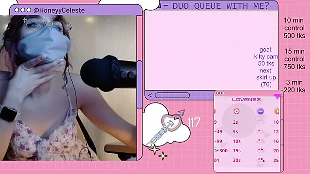 Snapshot of HoneyyCeleste chatting on May 2026 06:16:02 PM HoneyyCeleste online show from May 2026 06:16:02 PM