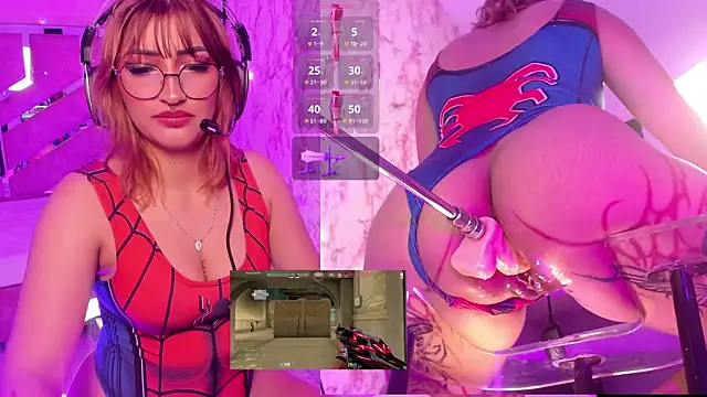 Snapshot of AriaNova_ chatting on February 2026 12:48:02 PM AriaNova online show from February 2026 12:48:02 PM