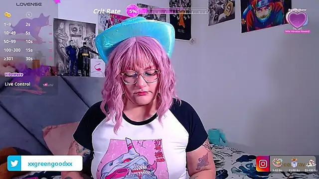 XxGreenGoodxX online show from October 2025 07:47:02 PM