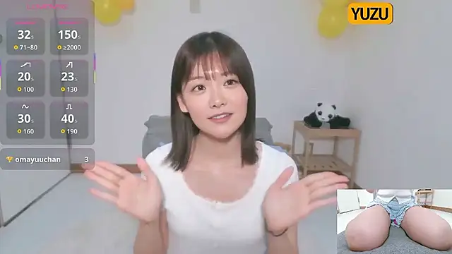 Snapshot of yuzukichi_jp chatting on October 2025 11:08:02 AM yuzukichi jp online show from October 2025 11:08:02 AM