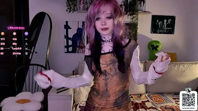 Snapshot of Lollyshy chatting on October 2025 09:30:02 AM Lollyshy online show from October 2025 09:30:02 AM