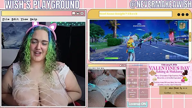 Snapshot of nevermakeawish chatting on February 2026 03:50:01 PM nevermakeawish online show from February 2026 03:50:01 PM