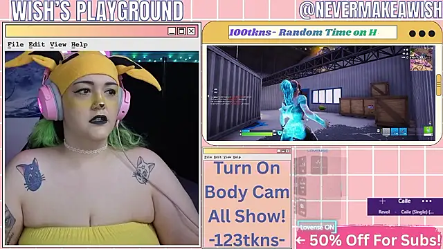 Snapshot of nevermakeawish chatting on February 2026 03:40:01 PM nevermakeawish online show from February 2026 03:40:01 PM