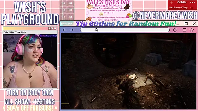 Snapshot of nevermakeawish chatting on February 2026 05:14:01 AM nevermakeawish online show from February 2026 05:14:01 AM