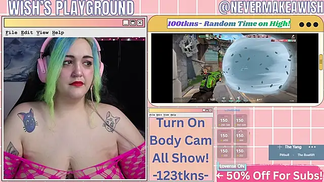 Snapshot of nevermakeawish chatting on February 2026 05:25:02 AM nevermakeawish online show from February 2026 05:25:02 AM