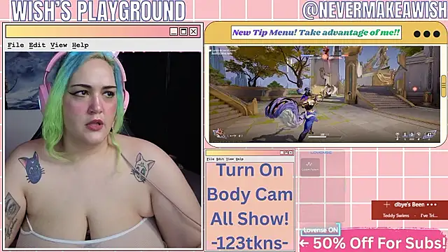 Snapshot of nevermakeawish chatting on February 2026 05:31:01 PM nevermakeawish online show from February 2026 05:31:01 PM