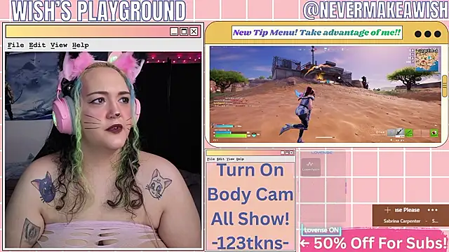 Snapshot of nevermakeawish chatting on February 2026 04:27:02 PM nevermakeawish online show from February 2026 04:27:02 PM