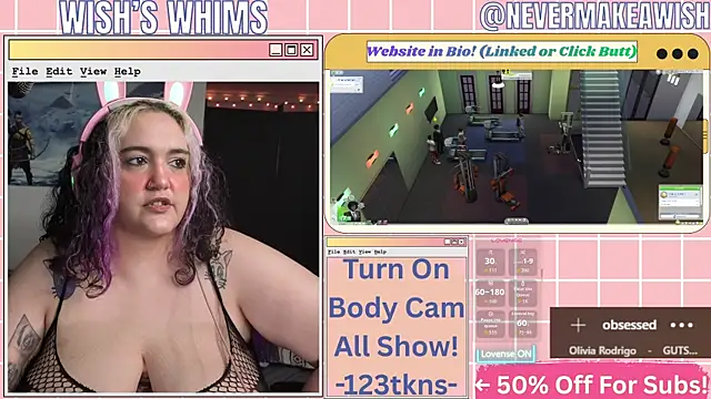 Snapshot of nevermakeawish chatting on July 2026 11:03:02 AM nevermakeawish online show from July 2026 11:03:02 AM
