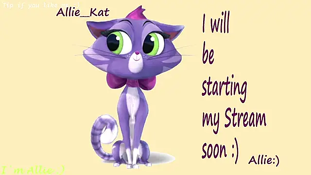 Snapshot of Allie_Kat chatting on July 2026 02:09:02 PM Allie Kat online show from July 2026 02:09:02 PM