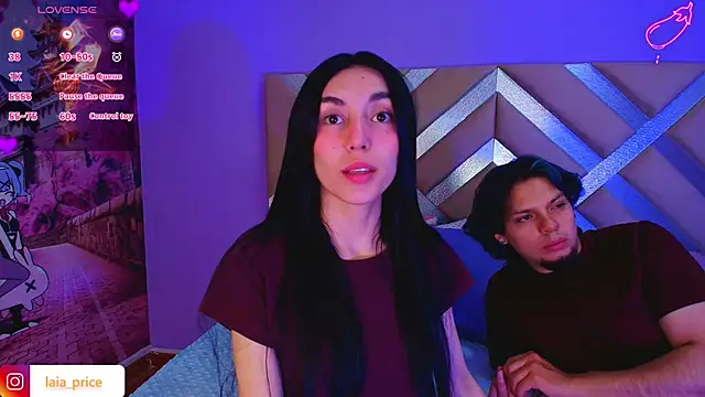 Laia and Damian online show from September 2025 07:39:02 PM