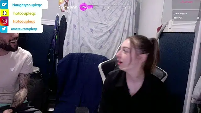 Snapshot of lovecoupleqc chatting on April 2026 06:51:01 AM lovecoupleqc online show from April 2026 06:51:01 AM