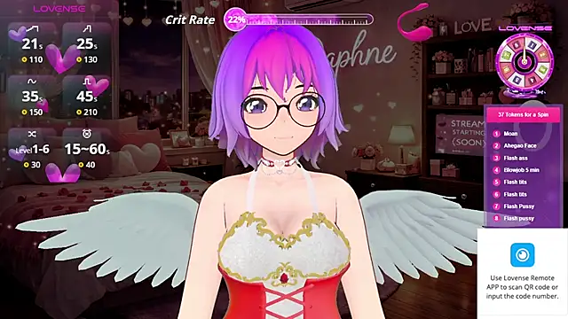 Muse Daphne online show from February 2026 08:27:01 PM