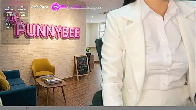 Snapshot of Punnybee chatting on July 2026 12:30:01 PM Punnybee online show from July 2026 12:30:01 PM