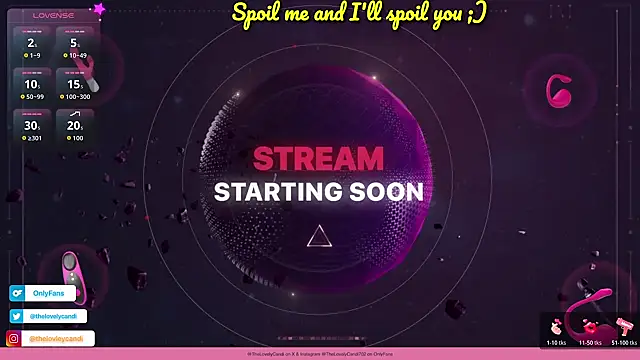 Snapshot of TheLovelyCandi chatting on March 2026 08:59:02 PM TheLovelyCandi online show from March 2026 08:59:02 PM