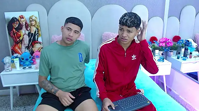Snapshot of party_duo_boys chatting on March 2026 03:24:01 AM party duo boys online show from March 2026 03:24:01 AM