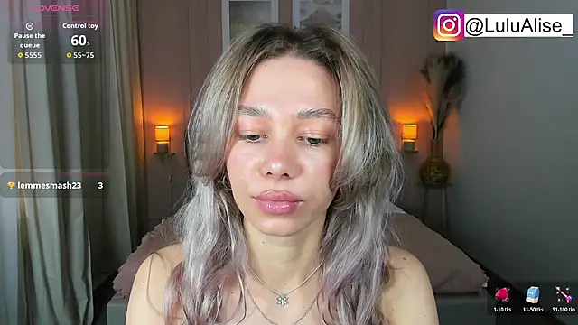 Snapshot of LuluAlis chatting on April 2026 01:27:02 PM LuluAlis online show from April 2026 01:27:02 PM