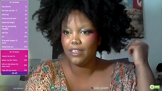Snapshot of juicy_janet chatting on March 2026 06:22:01 PM juicy janet online show from March 2026 06:22:01 PM