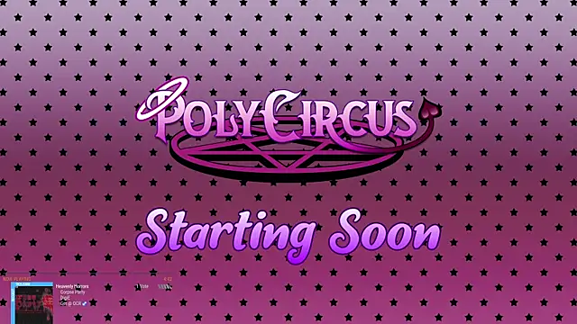 Snapshot of PolyCircus chatting on June 2026 05:51:02 AM PolyCircus online show from June 2026 05:51:02 AM