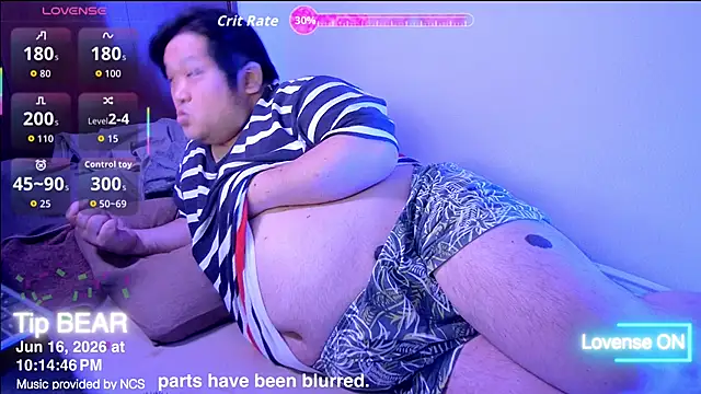 Snapshot of ChubbyBEAR039 chatting on June 2026 01:14:01 PM ChubbyBEAR039 online show from June 2026 01:14:01 PM