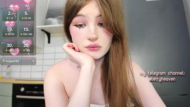 Snapshot of bettyheaven chatting on July 2026 01:05:02 AM bettyheaven online show from July 2026 01:05:02 AM