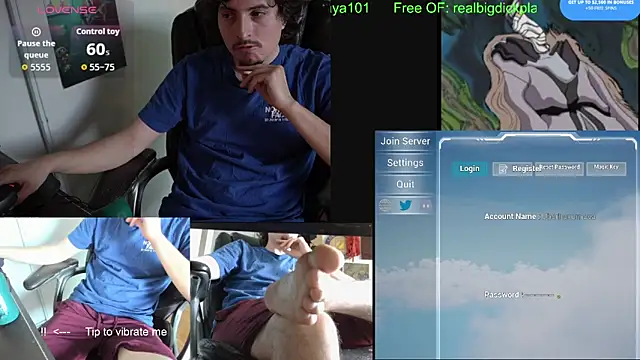 Snapshot of BigDickPlaya101 chatting on June 2026 02:05:02 AM BigDickPlaya101 online show from June 2026 02:05:02 AM