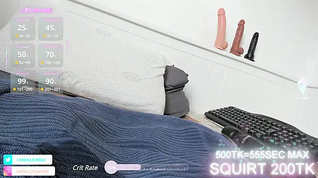 Snapshot of _Carrie_ chatting on February 2025 11:12:02 AM Carrie online show from February 2025 11:12:02 AM