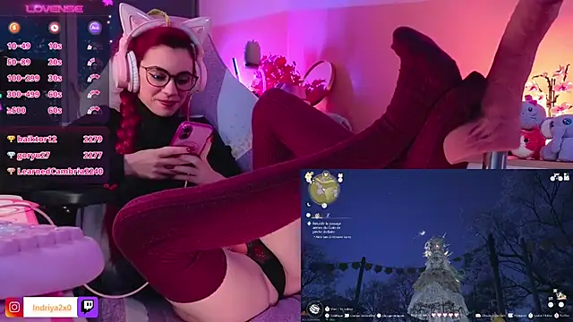 Snapshot of Indriya2x0 chatting on January 2025 12:03:01 AM Indriya2x0 online show from January 2025 12:03:01 AM