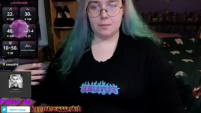 Snapshot of JannetPie chatting on December 2024 06:55:02 AM JannetPie online show from December 2024 06:55:02 AM