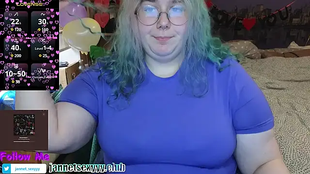 Snapshot of JannetPie chatting on February 2025 11:04:01 AM JannetPie online show from February 2025 11:04:01 AM