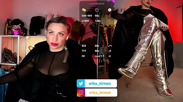Erika Kirman online show from January 2026 01:04:01 PM