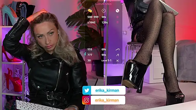 Erika Kirman online show from May 2026 10:34:02 AM