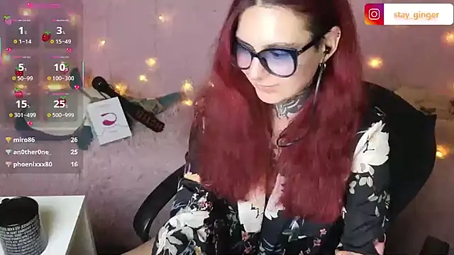 Ginger Stay online show from February 2025 11:48:01 PM