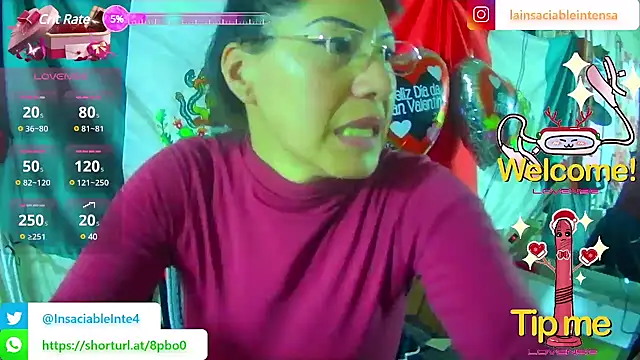 LaInsaciableIntensa online show from February 2025 10:59:01 PM