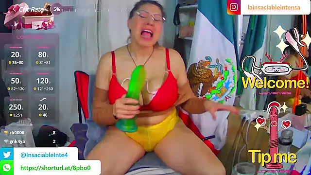 LaInsaciableIntensa online show from February 2025 01:26:01 AM