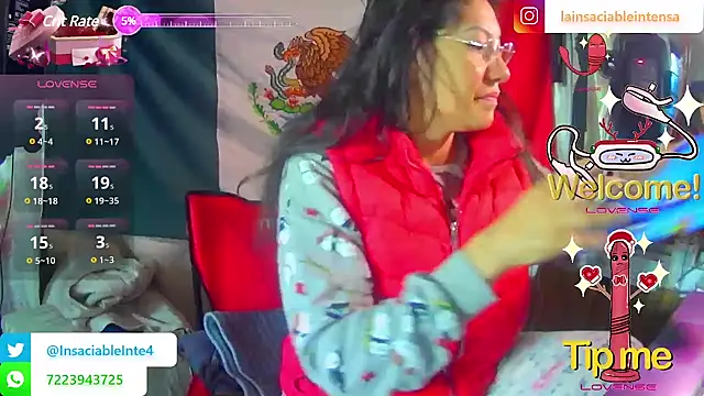 LaInsaciableIntensa online show from March 2025 01:17:02 PM