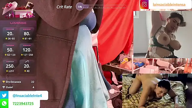 LaInsaciableIntensa online show from March 2025 10:39:02 PM