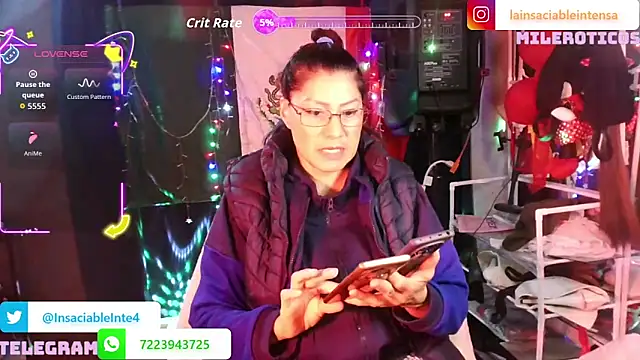 Snapshot of LaInsaciableIntensa chatting on June 2026 01:58:01 AM LaInsaciableIntensa online show from June 2026 01:58:01 AM